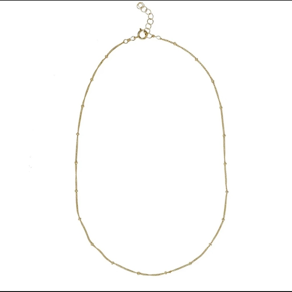 🚩18k Vermeil Simple Necklace 16"